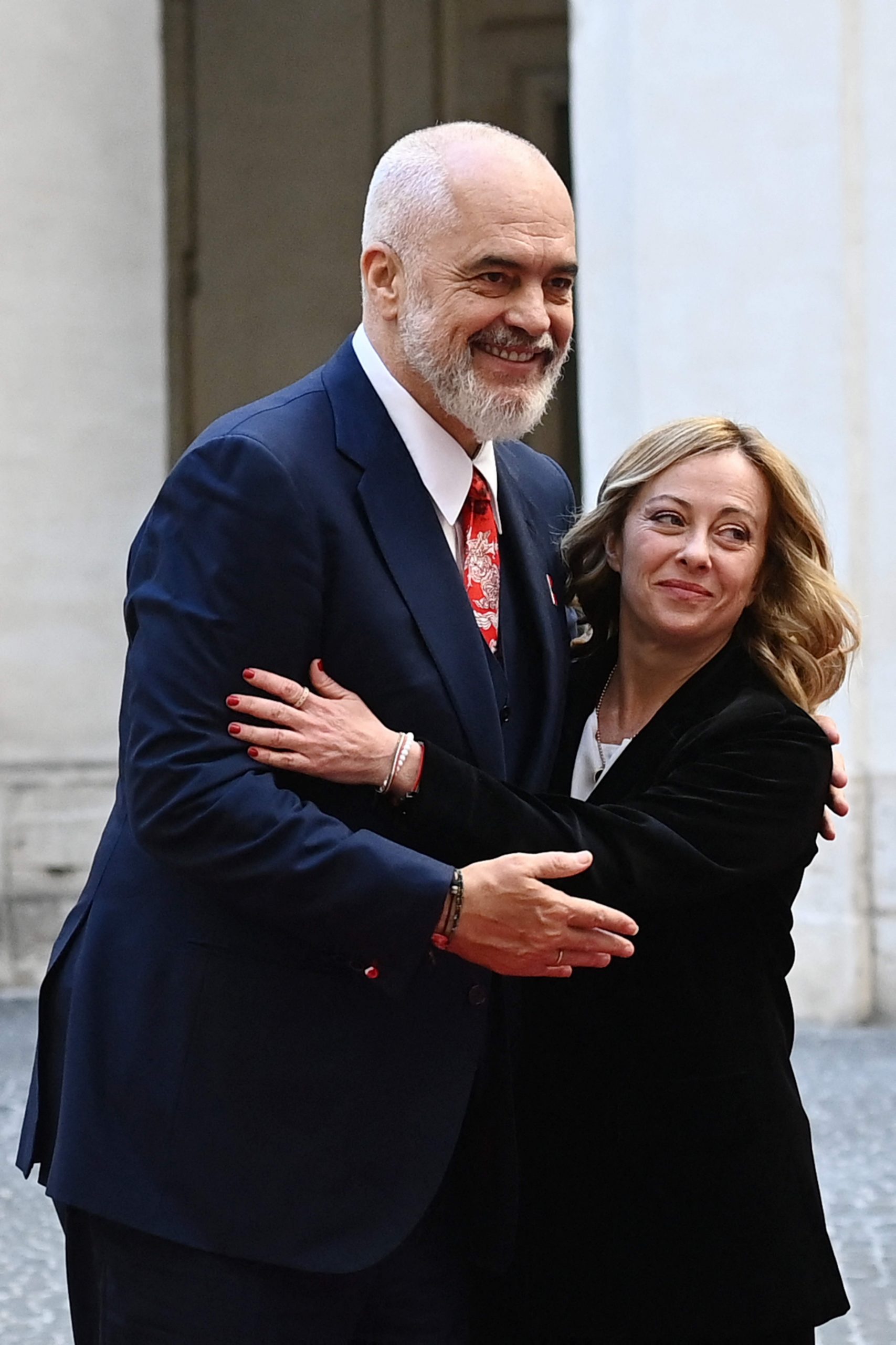 Edi Rama und Giorgia Meloni