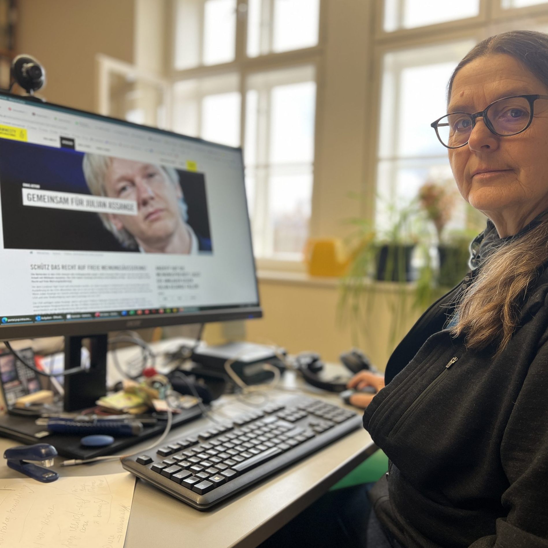 Naturschutzanwältin Katharina Lins ist auch für Amnesty International tätig.