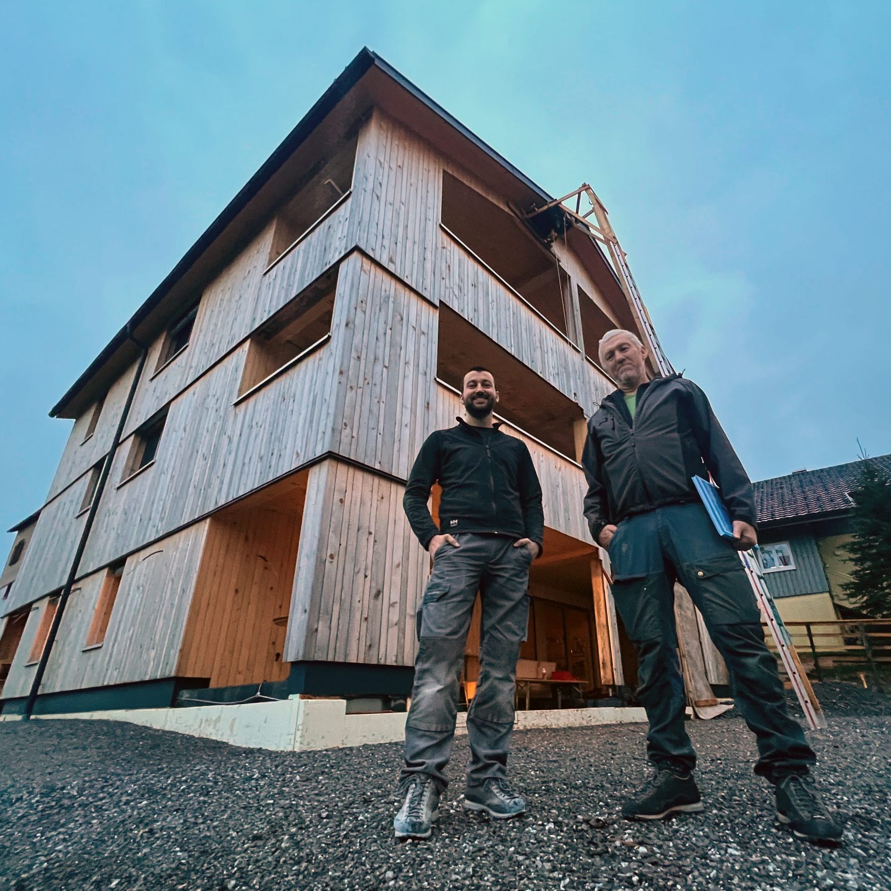 Dominik und Robert Feuerstein verwirklichen in Alberschwende ein einzigartiges Projekt.