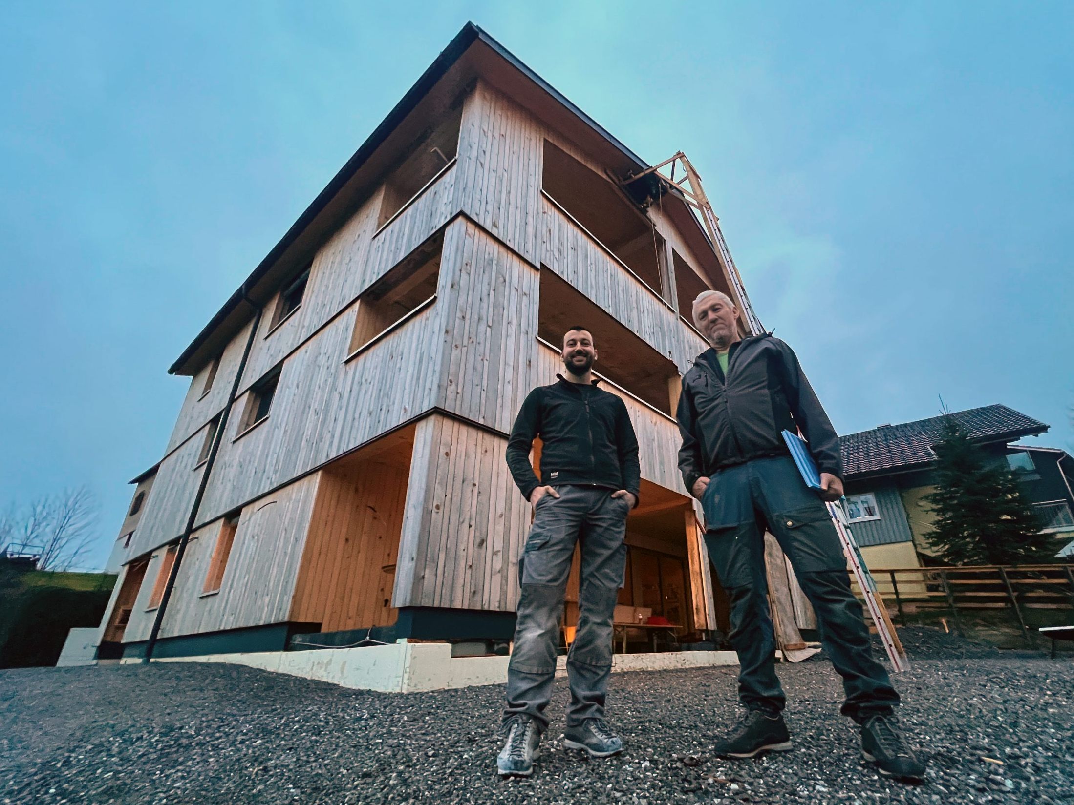 Dominik und Robert Feuerstein verwirklichen in Alberschwende ein einzigartiges Projekt.