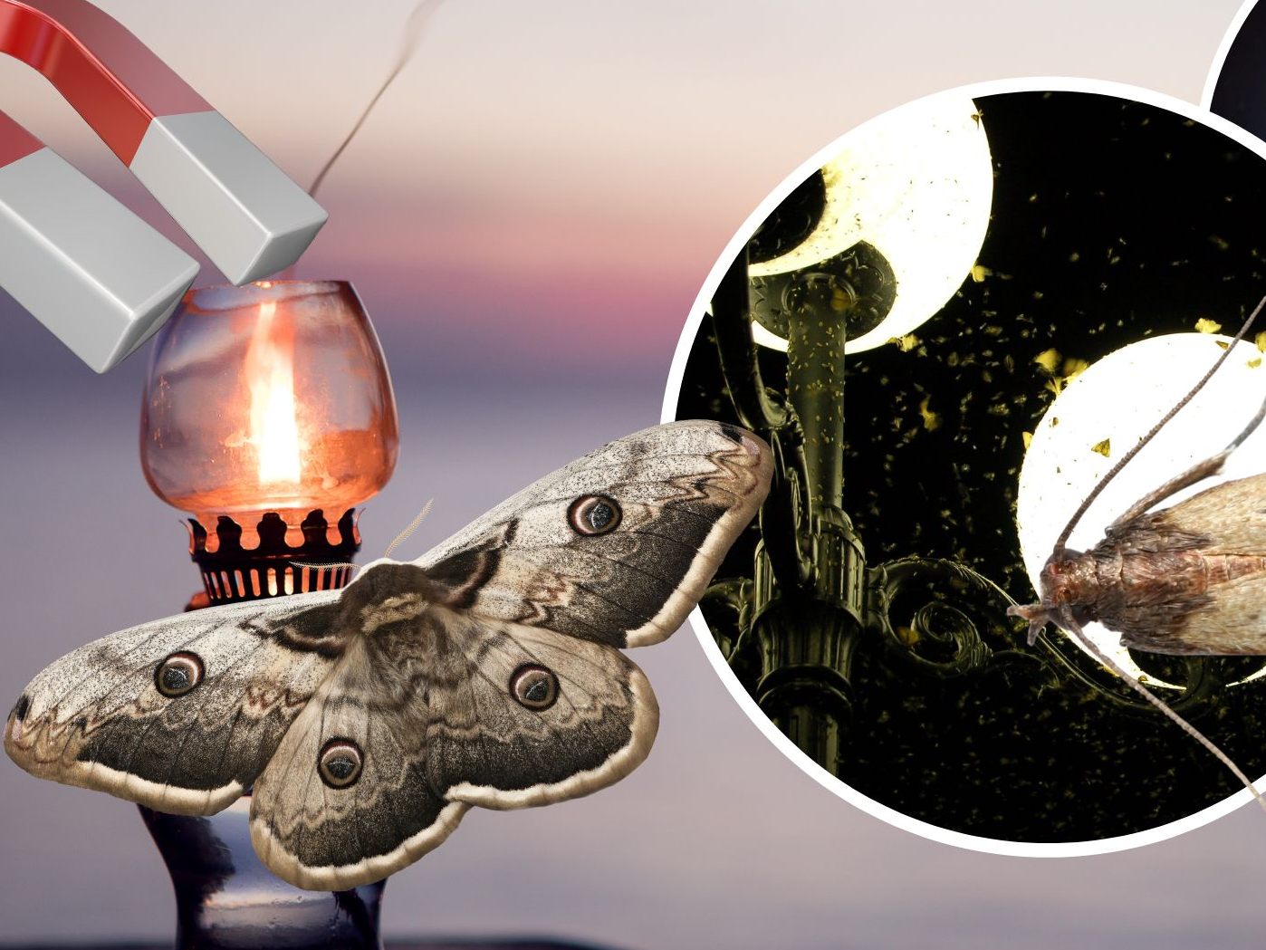 Ein internationales Forscherteam hat nun endlich das Rätsel gelöst, warum Insekten nachts künstliche Lichtquellen anfliegen.