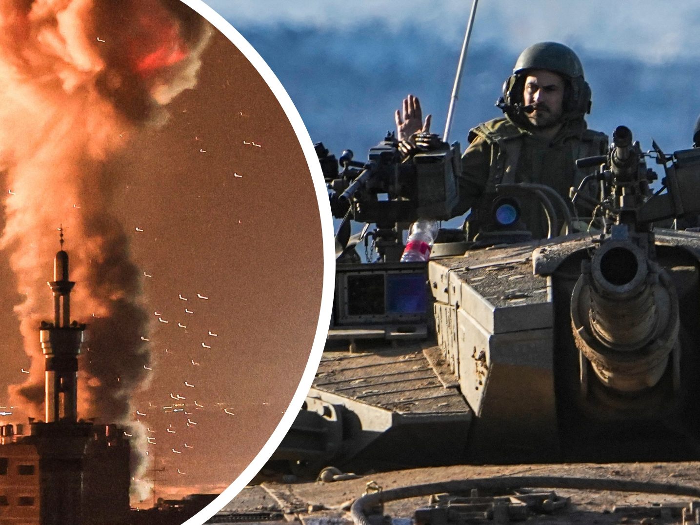 Israel vermutet Verstecke hochrangiger Funktionäre der Hamas in Rafah.