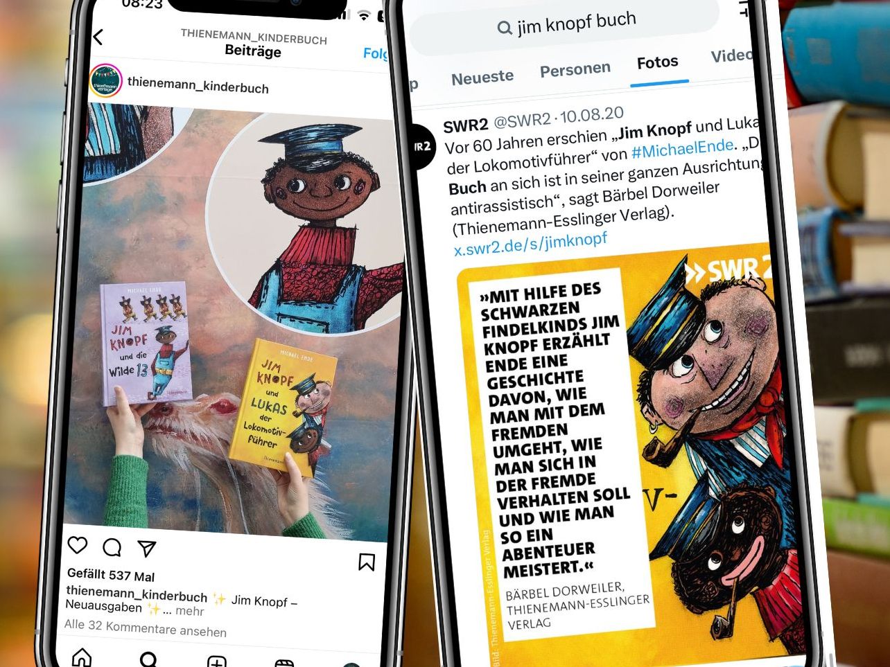 Der Thienemann Verlag hat in einem bedeutenden Schritt die Kinderbuch-Serie "Jim Knopf und Lukas der Lokomotivführer" von Michael Ende überarbeitet. Der Thienemann Verlag hat in einem bedeutenden Schritt die Kinderbuch-Serie "Jim Knopf und Lukas der Lokomotivführer" von Michael Ende überarbeitet.