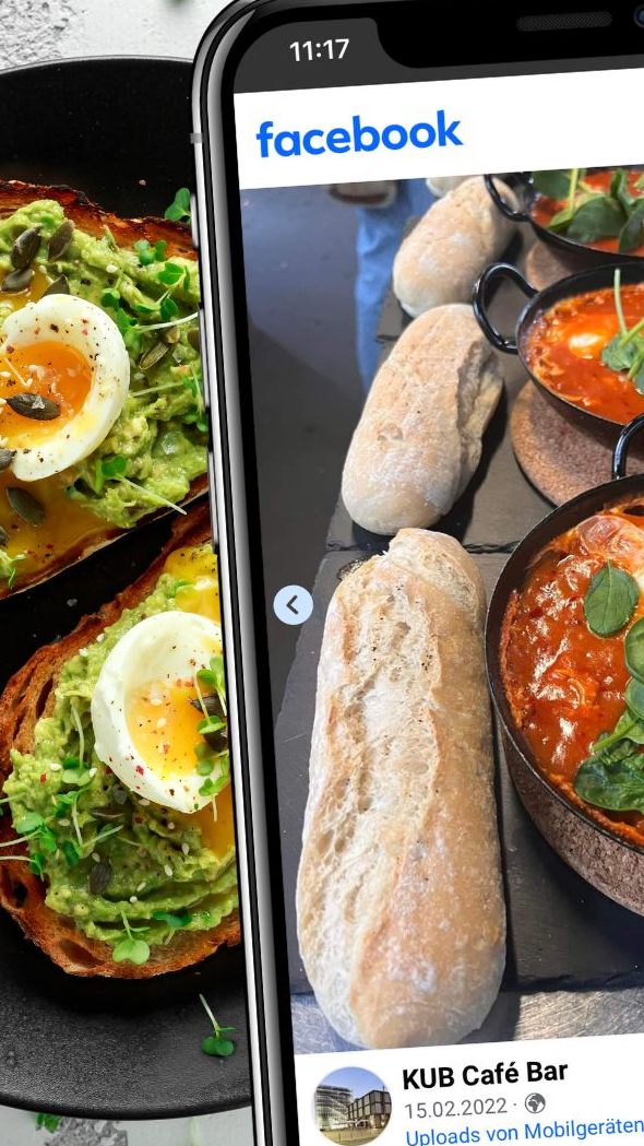 Ob Frühstück, Snacks, Mittagsmenü oder Cocktails - die Karte des KUB bietet das Richtige für jede Tageszeit.