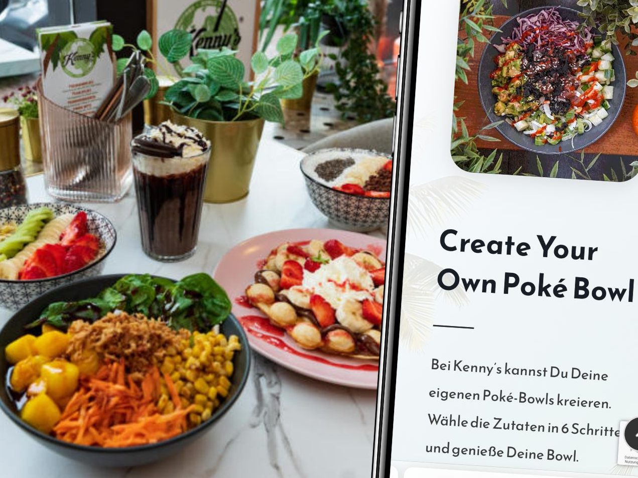 Porridge Bowls, Poke Bowls, Fitness Bowls oder Hot Bowls - Kenny´s bietet eine vielfältige Auswahl an Bowls.
