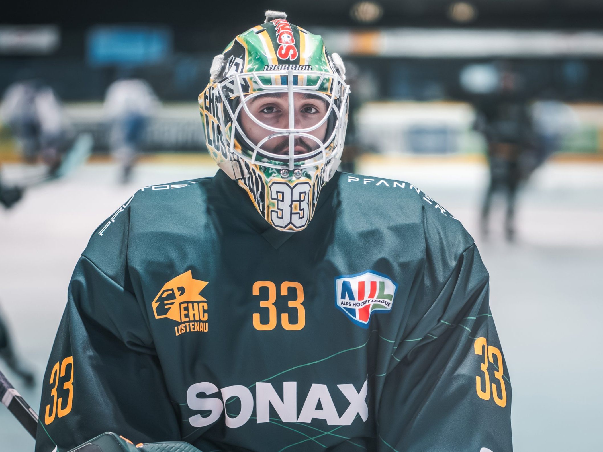 Lukas Reihs ist derzeit der einzige Torhüter beim EHC Lustenau. Lukas Reihs ist derzeit der einzige Torhüter beim EHC Lustenau.