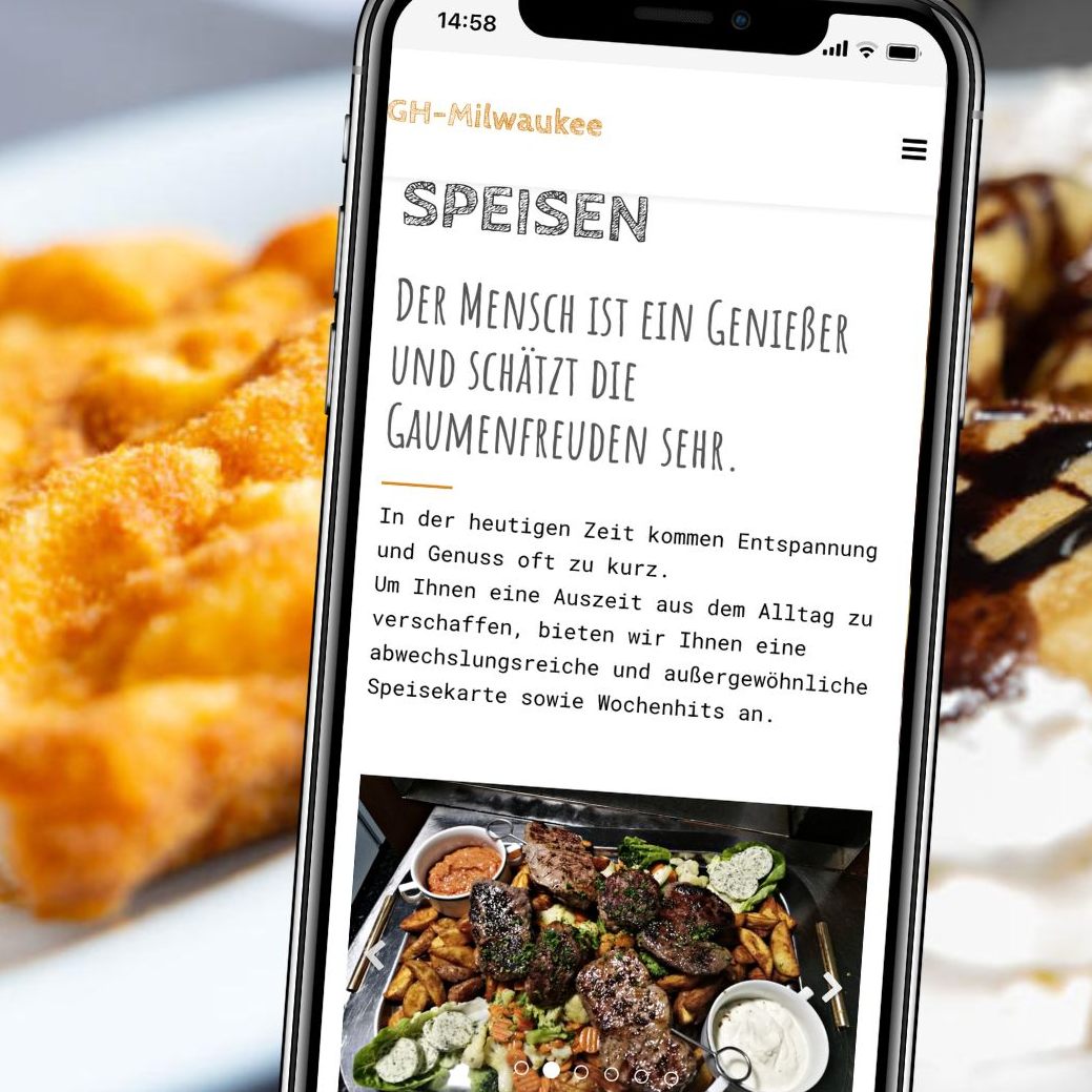 Das Milwaukee ist bekannt für seine gutbürgerliche Küche, vor allem Schnitzel, Holzfällersteak, Cordon bleu, Fitnesssalat und Toasts sind bei den Gästen sehr beliebt.