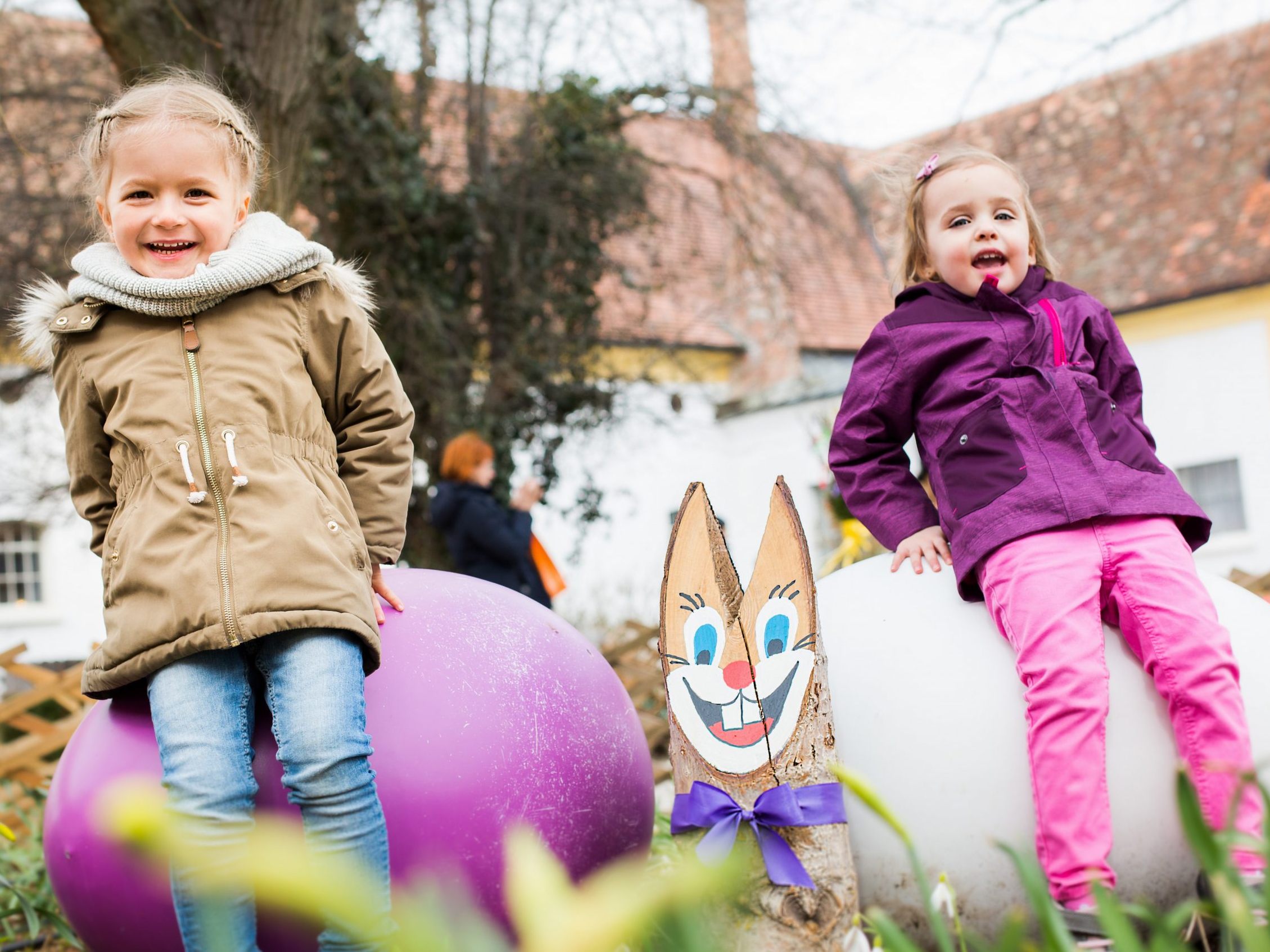 Kunterbunte Ostern gibt es wieder auf Schloss Hof bei Wien.