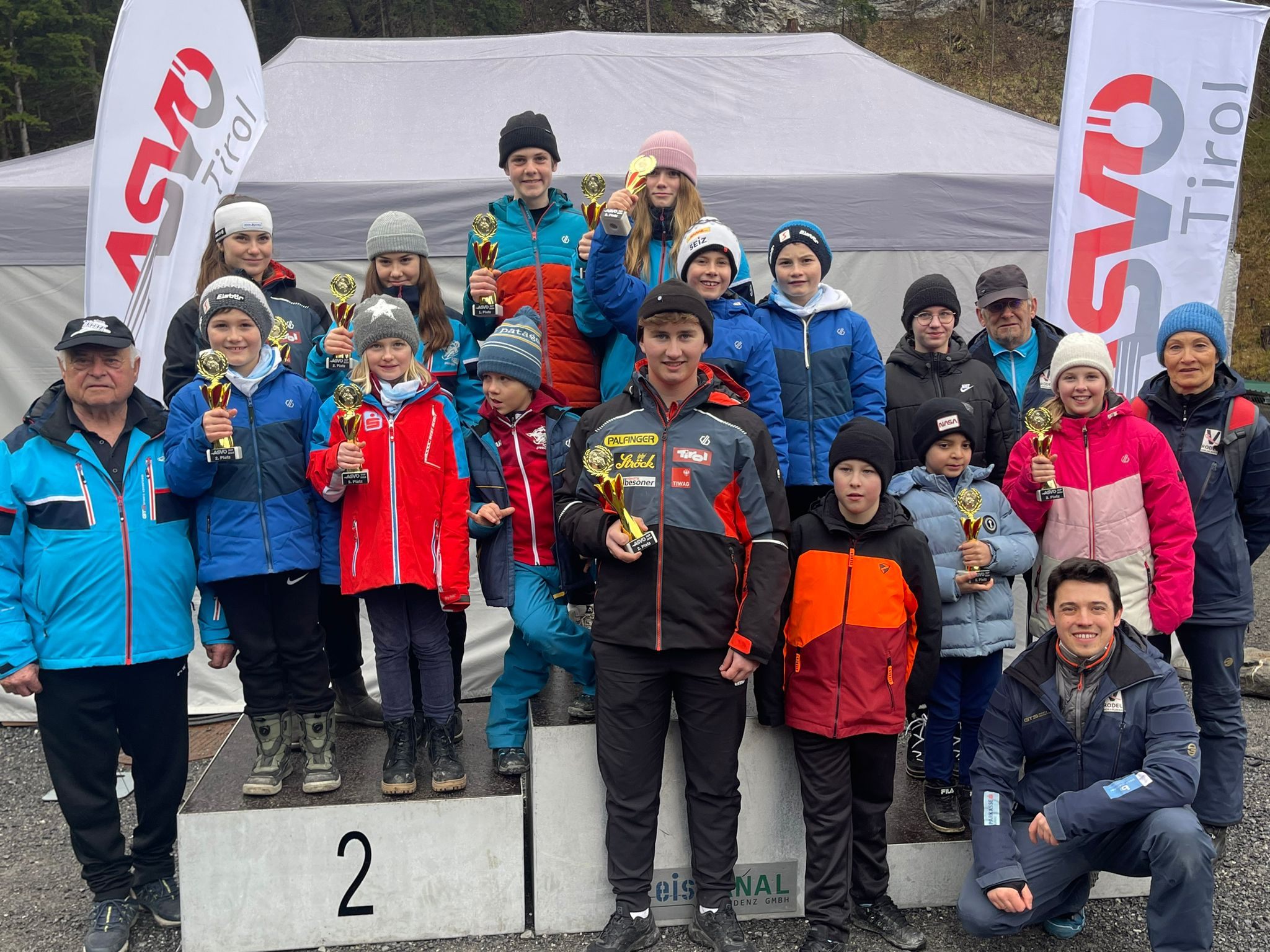 Siegerfoto der Sportler vom RC-Sparkasse Bludenz