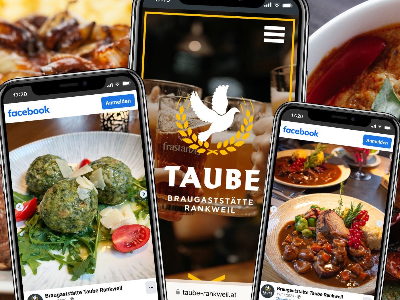 Im Gasthaus Taube kommen sowohl traditionelle österreichische als auch international inspirierte Gerichte auf die Teller.