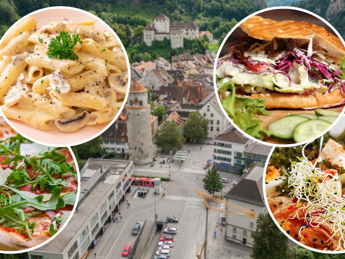 Hier finden Sie 10 Empfehlungen für preiswerte Lokale im Bezirk Feldkirch!