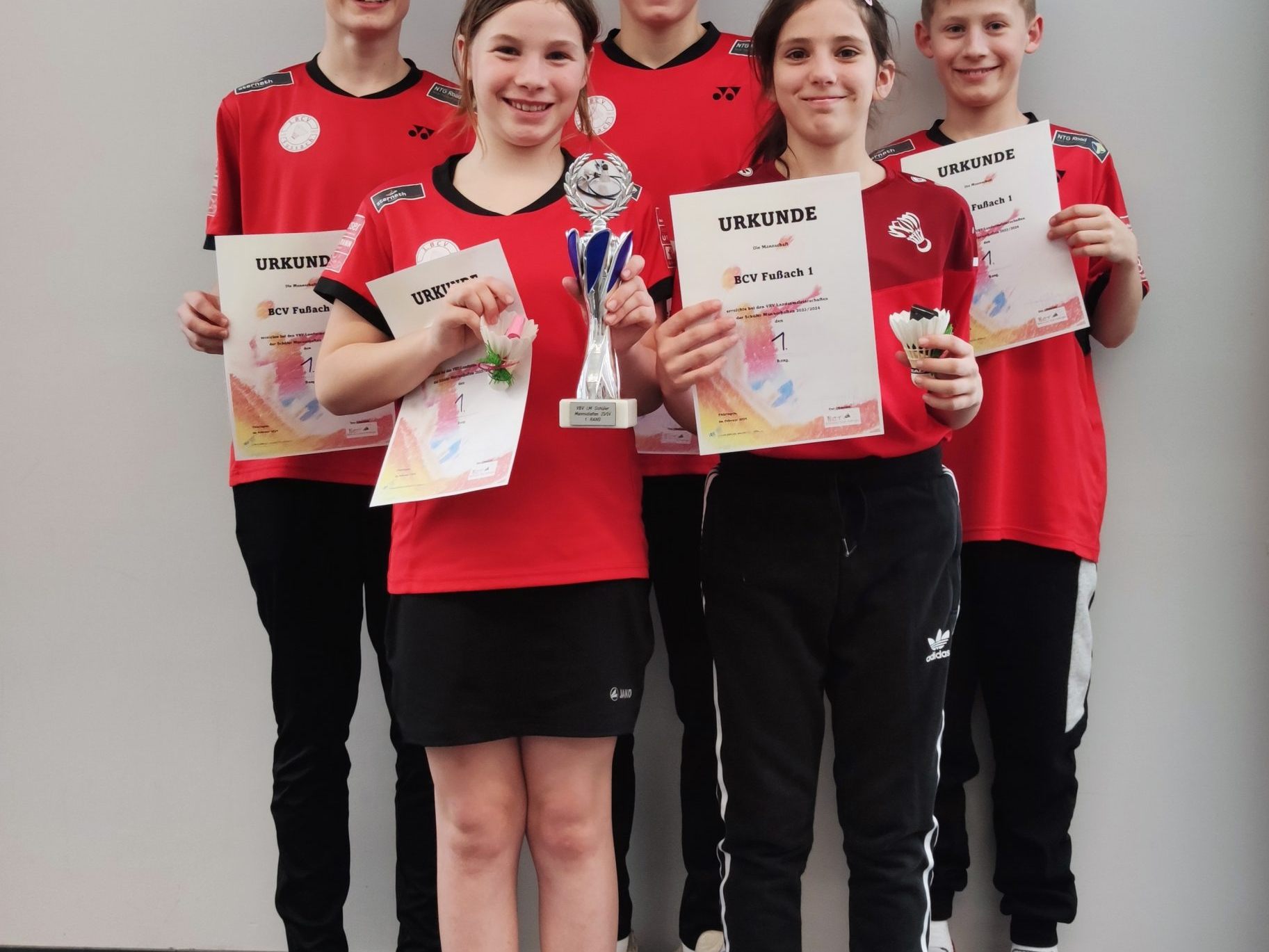 Der neue Landesmeister, die erste Mannschaft des BCV Fußach