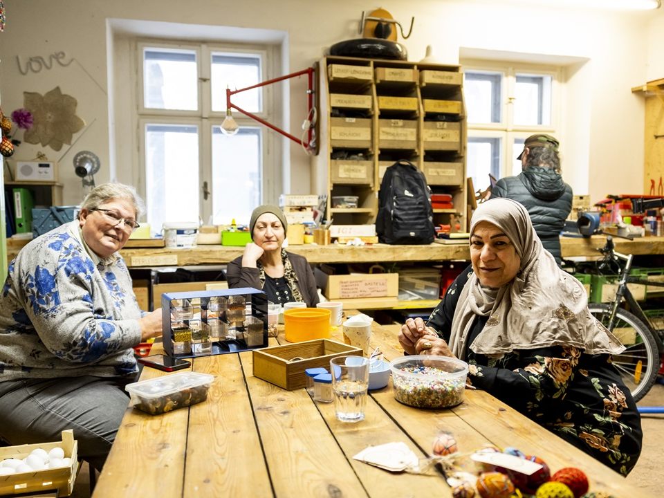 Die Werkräumen des Projekts VinziRast-Chance befinden sich in Wien-Alsergrund.