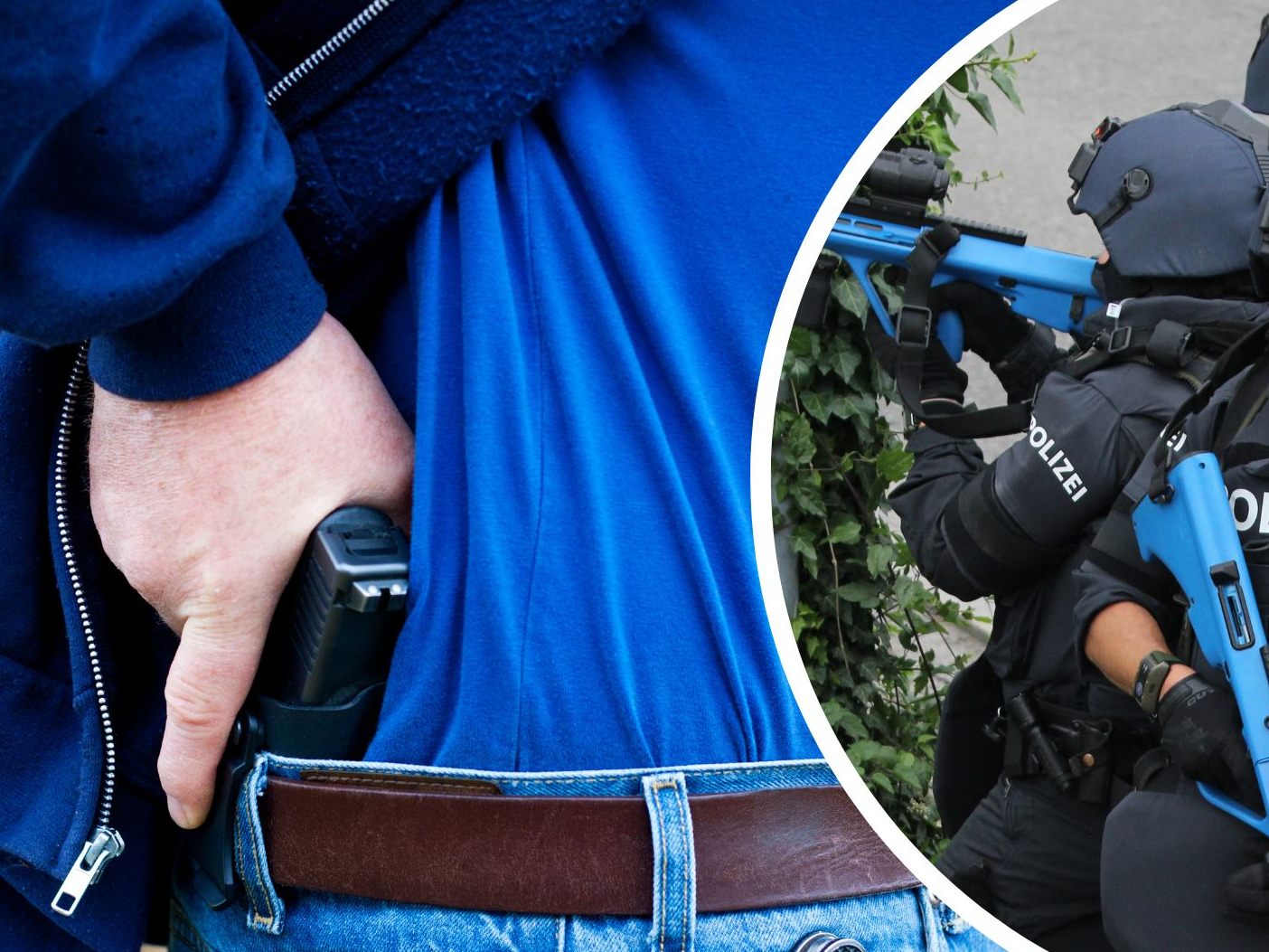 Schusswaffe löste Großeinsatz in Göfis aus. Schusswaffe löste Großeinsatz in Göfis aus.