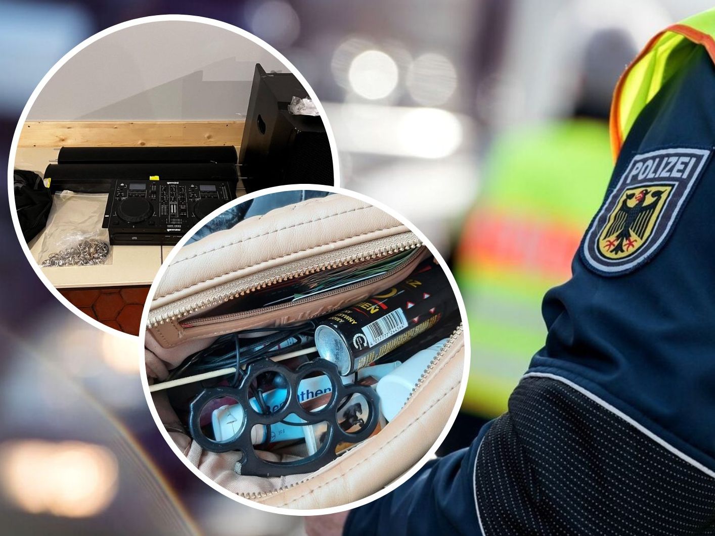 Bundespolizei stoppt rumänischen Hehler und bewaffnete Polin.