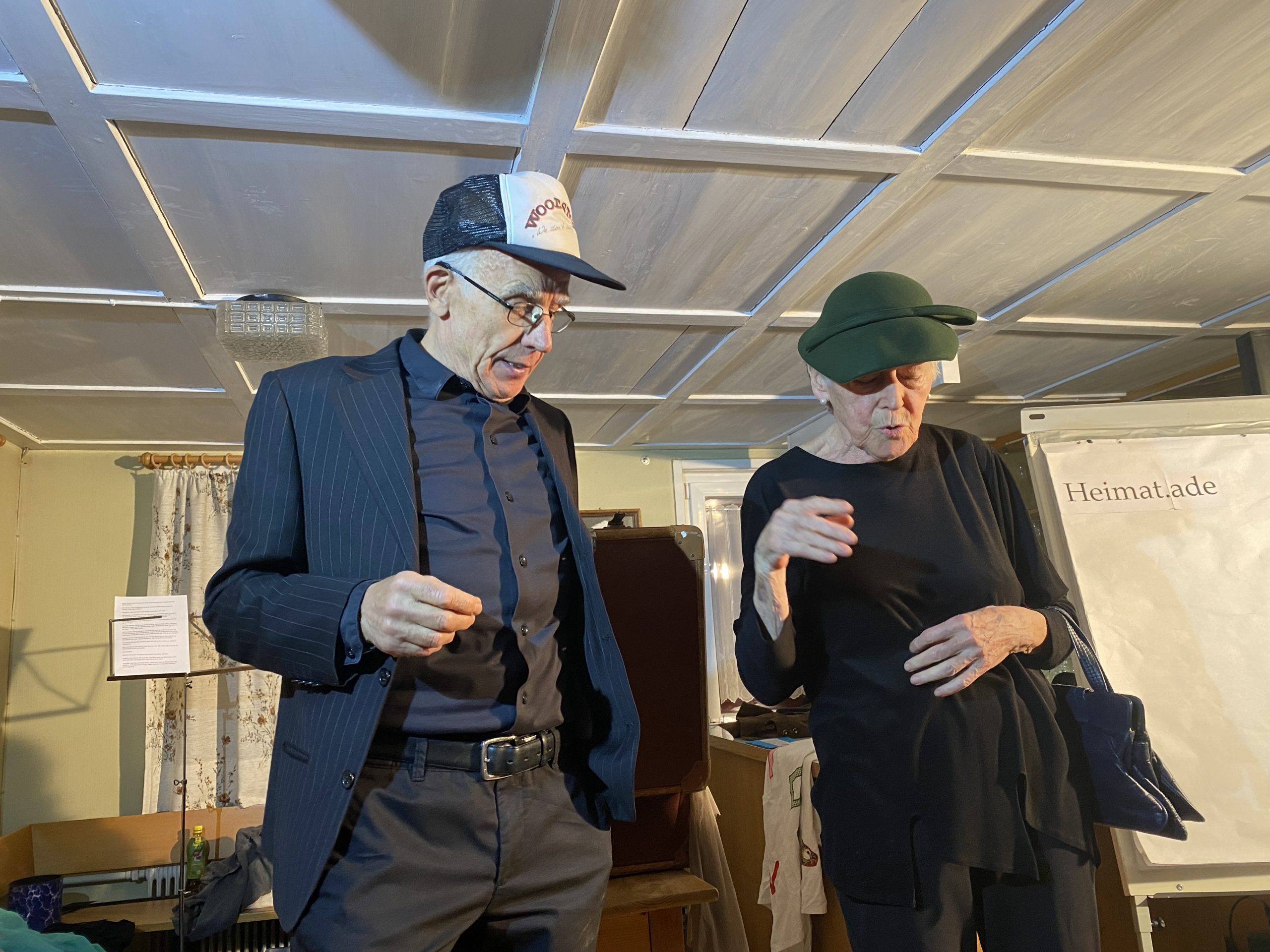 Walter Rigger und Annemarie Spirk in Aktion. Walter Rigger und Annemarie Spirk in Aktion.