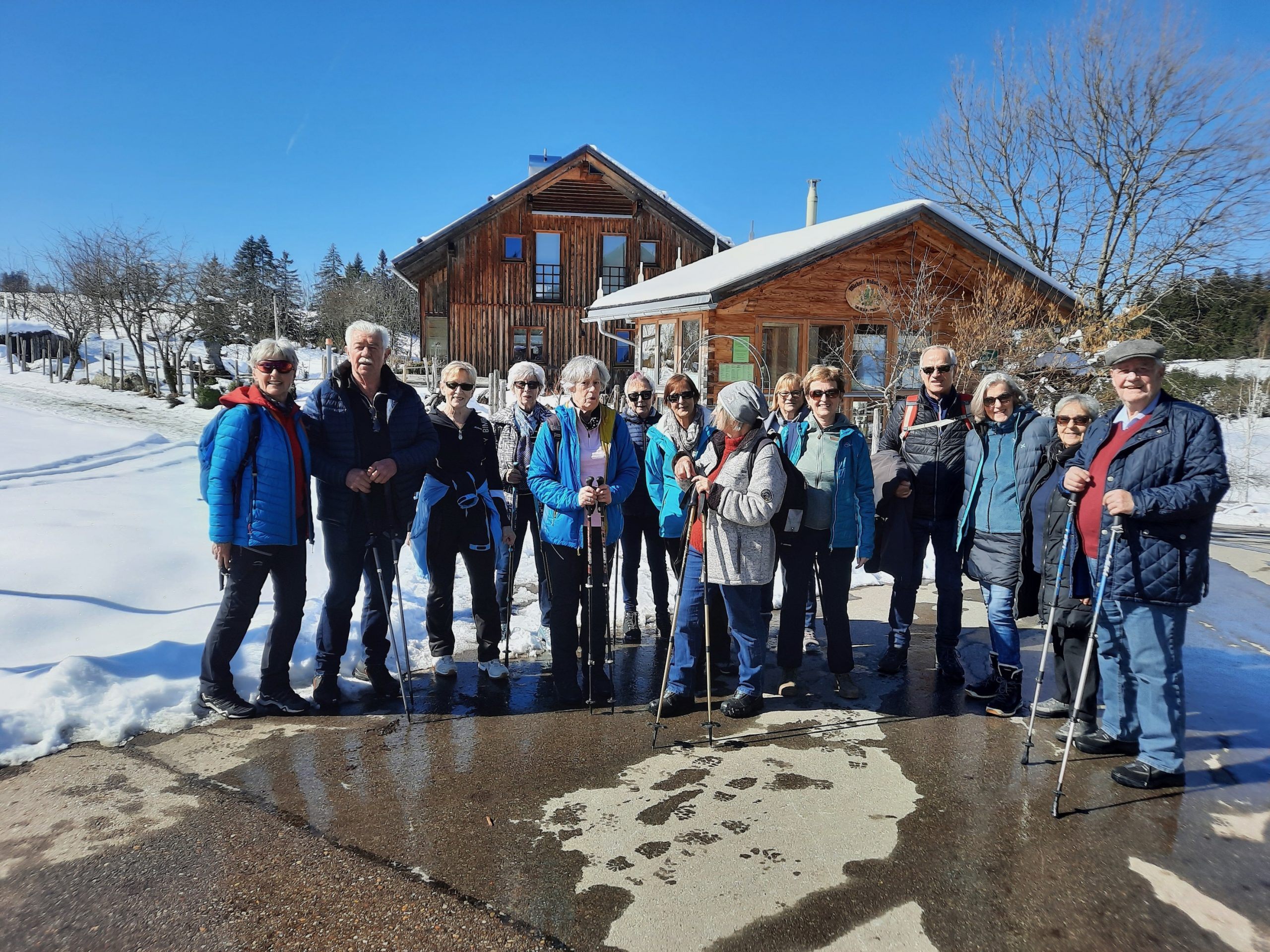 Winterwanderung der V50plus Ortsgruppe Bregenz auf dem Hochhäderich. Winterwanderung der V50plus Ortsgruppe Bregenz auf dem Hochhäderich.