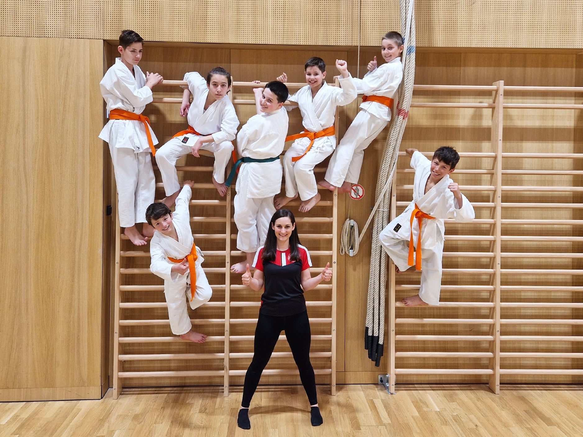 4 x Bronze erkämpften sich die Karatekas des Samurai Karate Klub Bludenz beim 1. ASVÖ Nachwuchscup 2024 in Egg