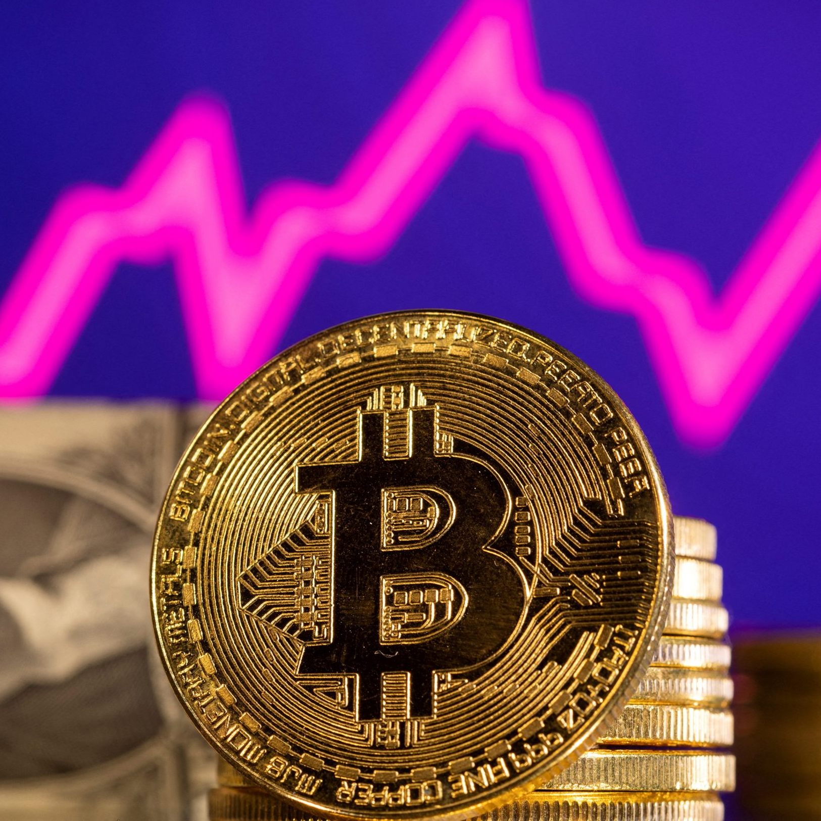 Bitcoin erklimmt ein Allzeithoch.