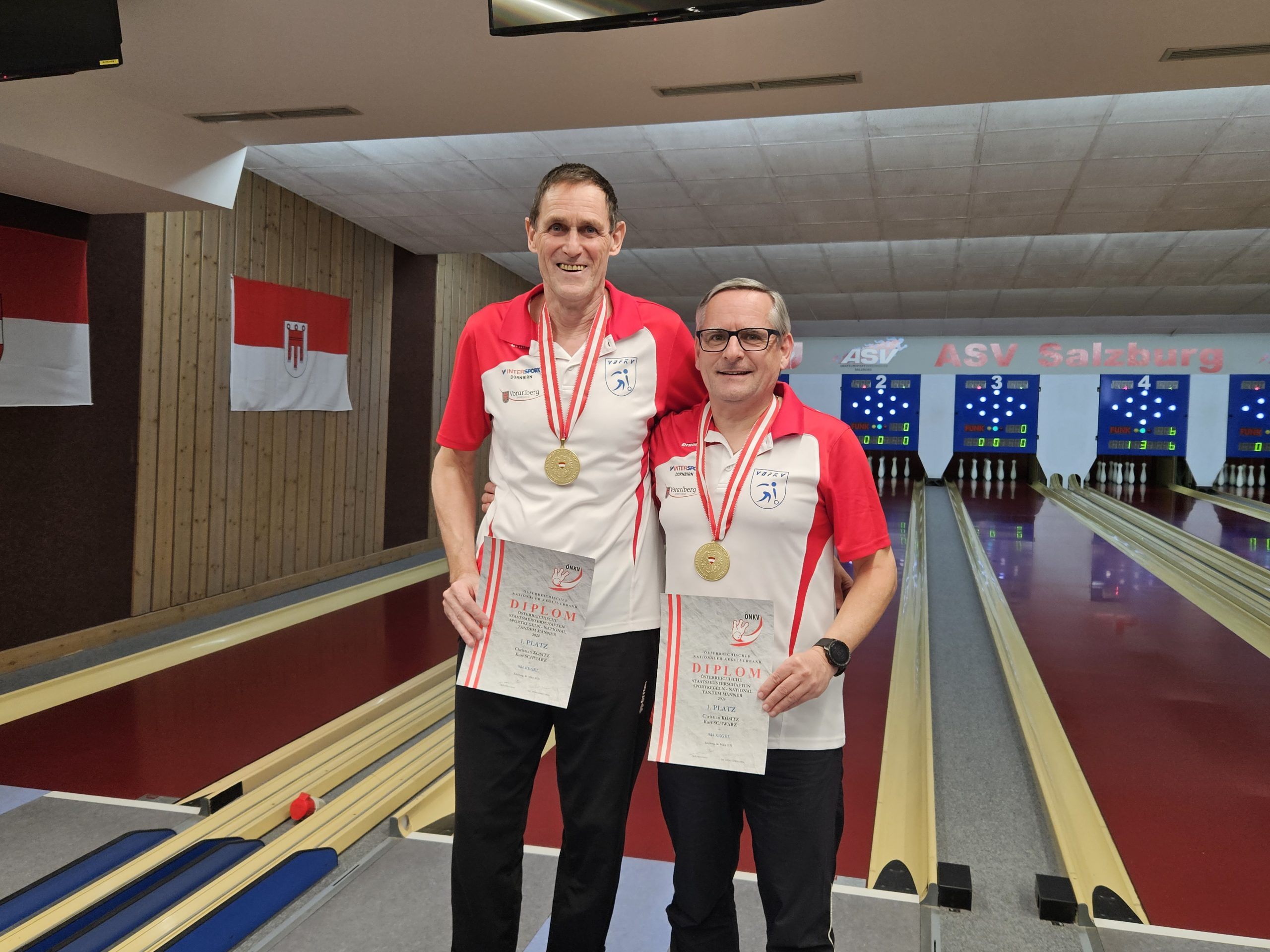 Die neuen Staatsmeister Kurt Schwarz und Christian Kositz Die neuen Staatsmeister Kurt Schwarz und Christian Kositz