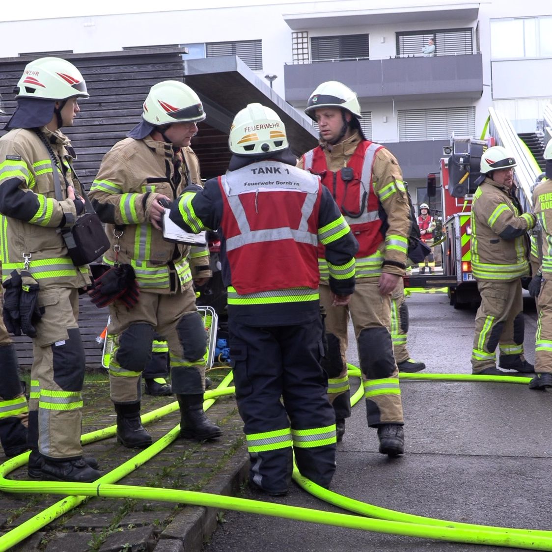 Die Feuerwehr war rasch zur Stelle.