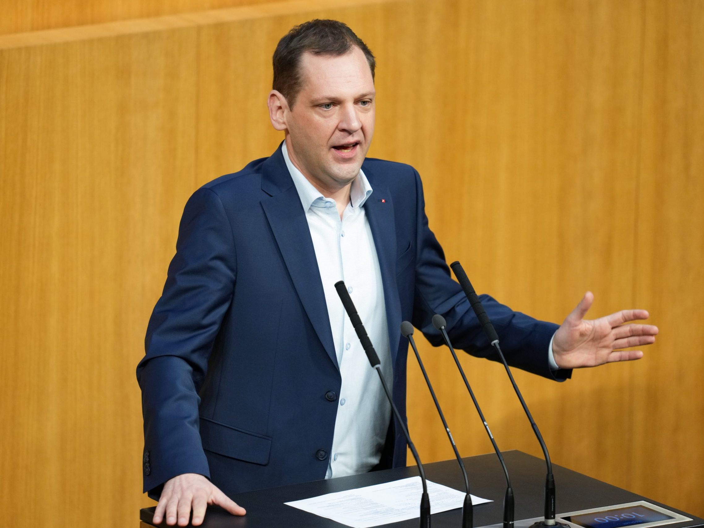 Pressekonferenz mit Philip Kucher (SPÖ) Pressekonferenz mit Philip Kucher (SPÖ)