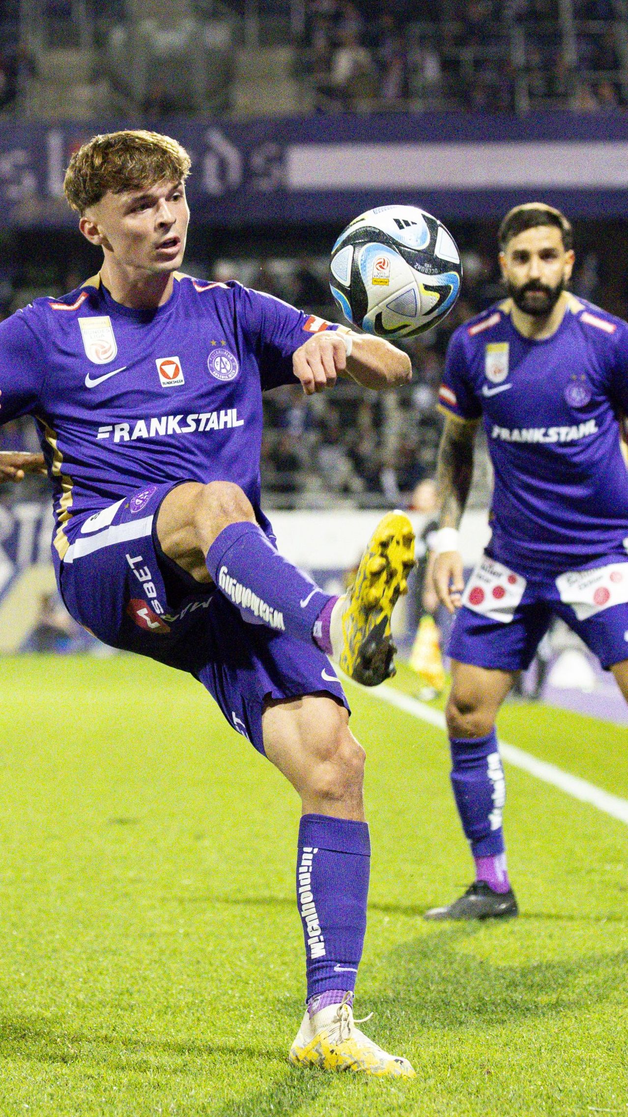 Zu Zehnt holte die Wiener Austria gegen BW-Linz einen Punkt.