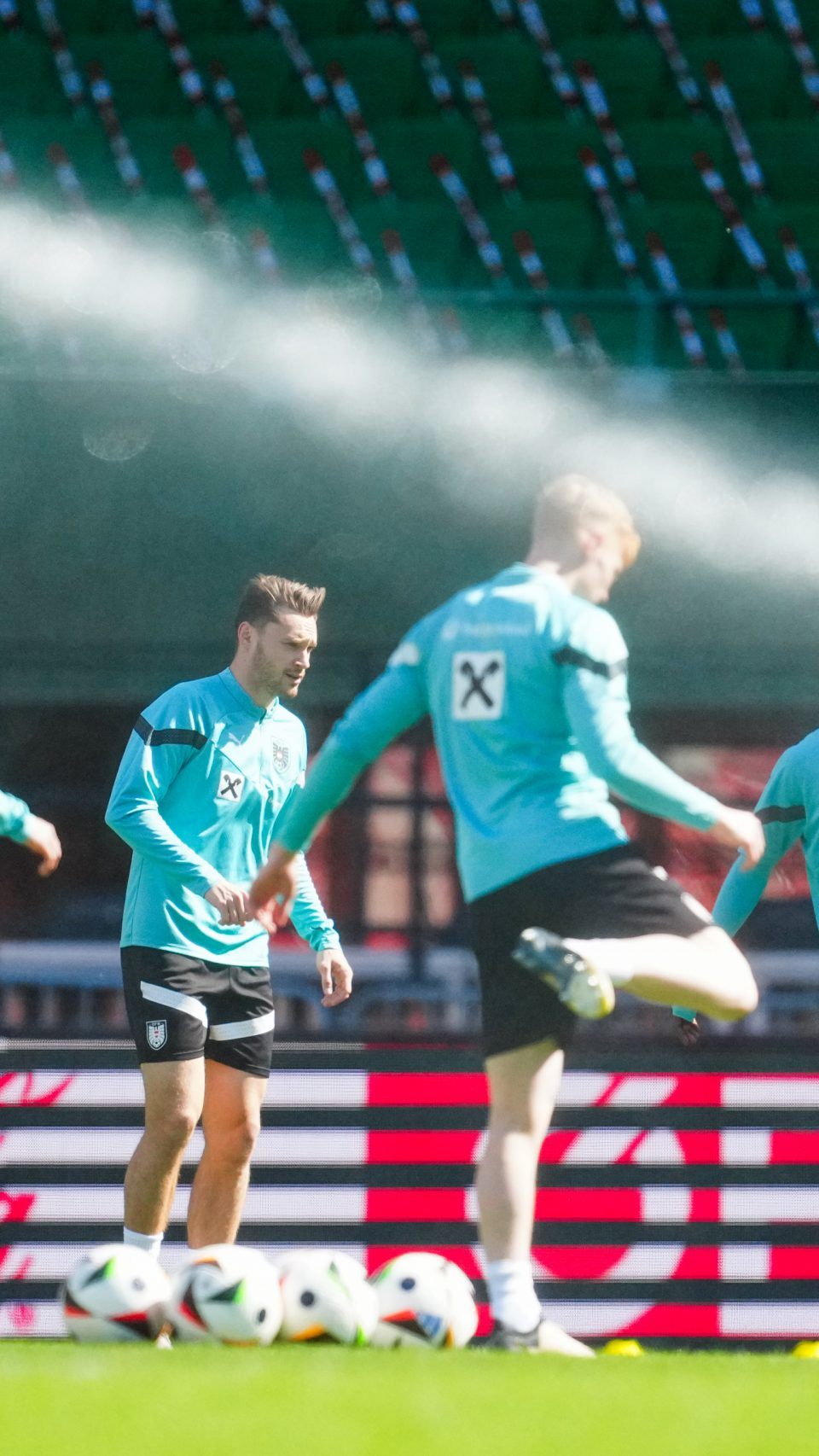 Österreich-Abschlusstraining vor Spiel gegen Türkei.