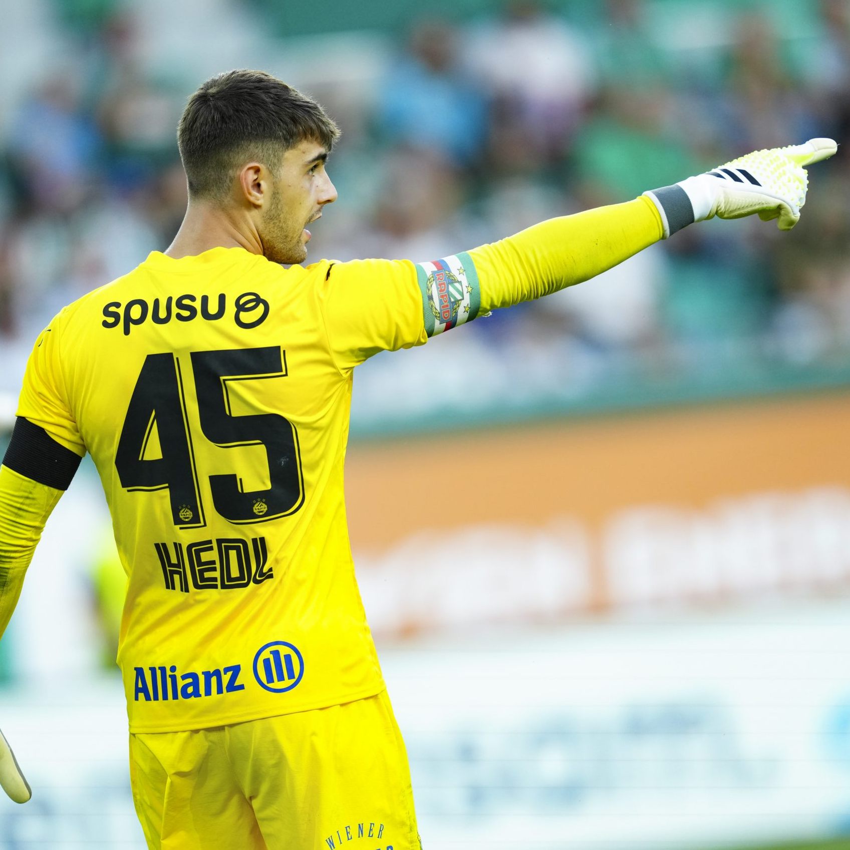 Rapid-Goalie Hedl ist gegen Austria Klagenfurt spielberechtigt.
