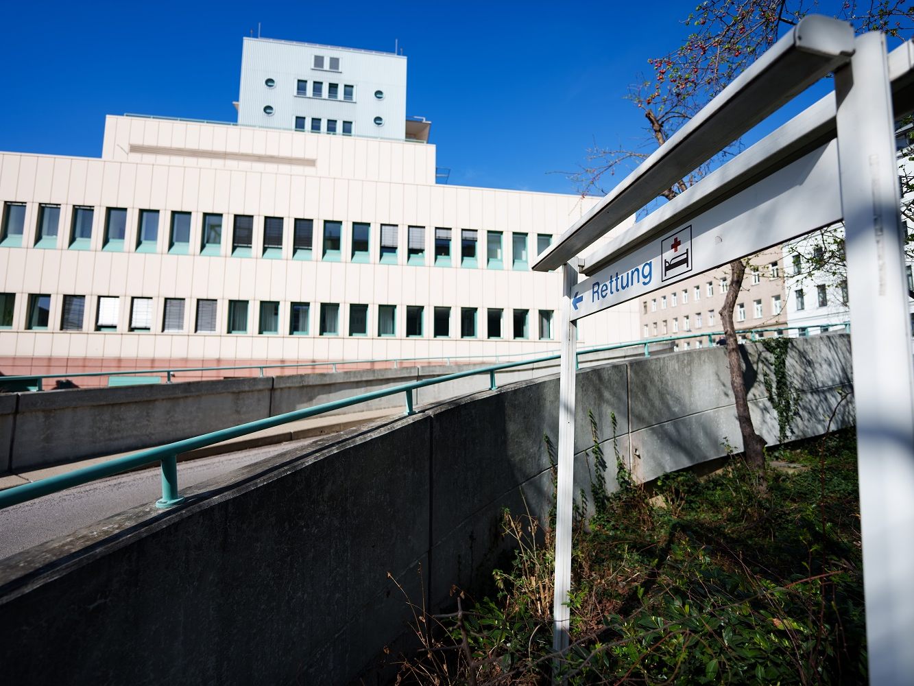 Das Lorenz-Böhler-Spital in Wien. Das Lorenz-Böhler-Spital in Wien.