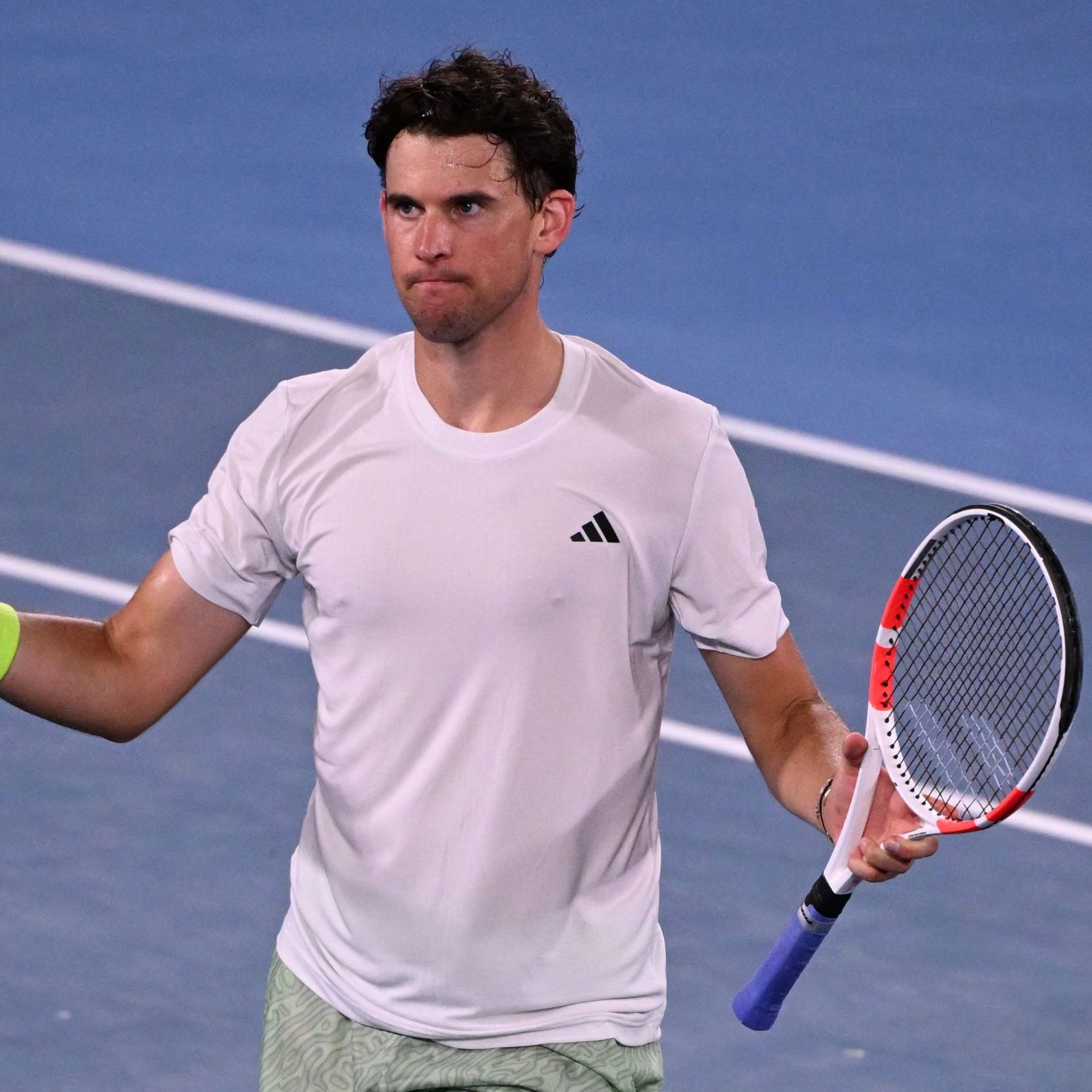 Die Handgelenksprobleme bei Thiem sind zurückgekehrt.