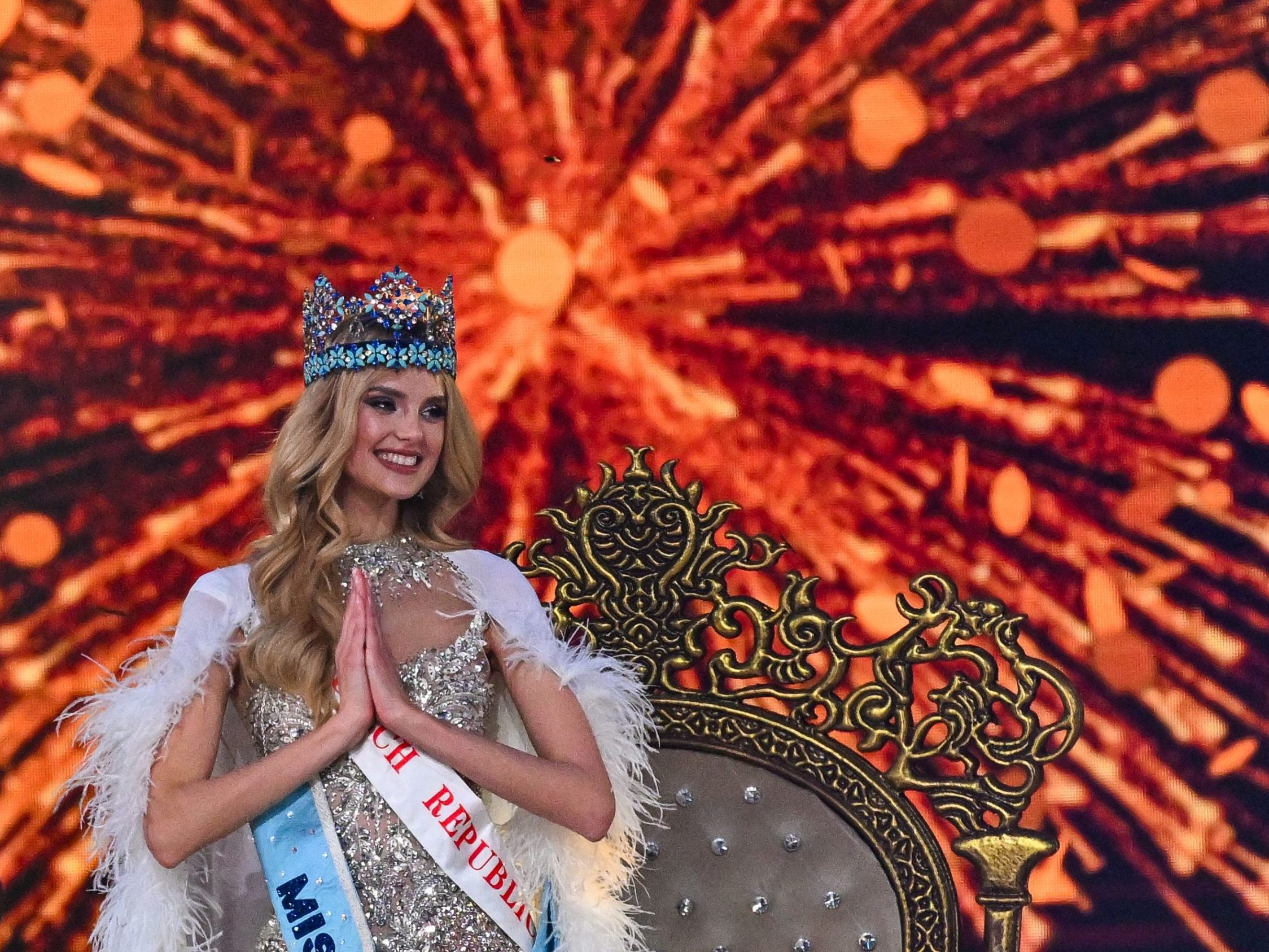 Tschechin Krystyna Pyszkova zur Miss World gekrönt.