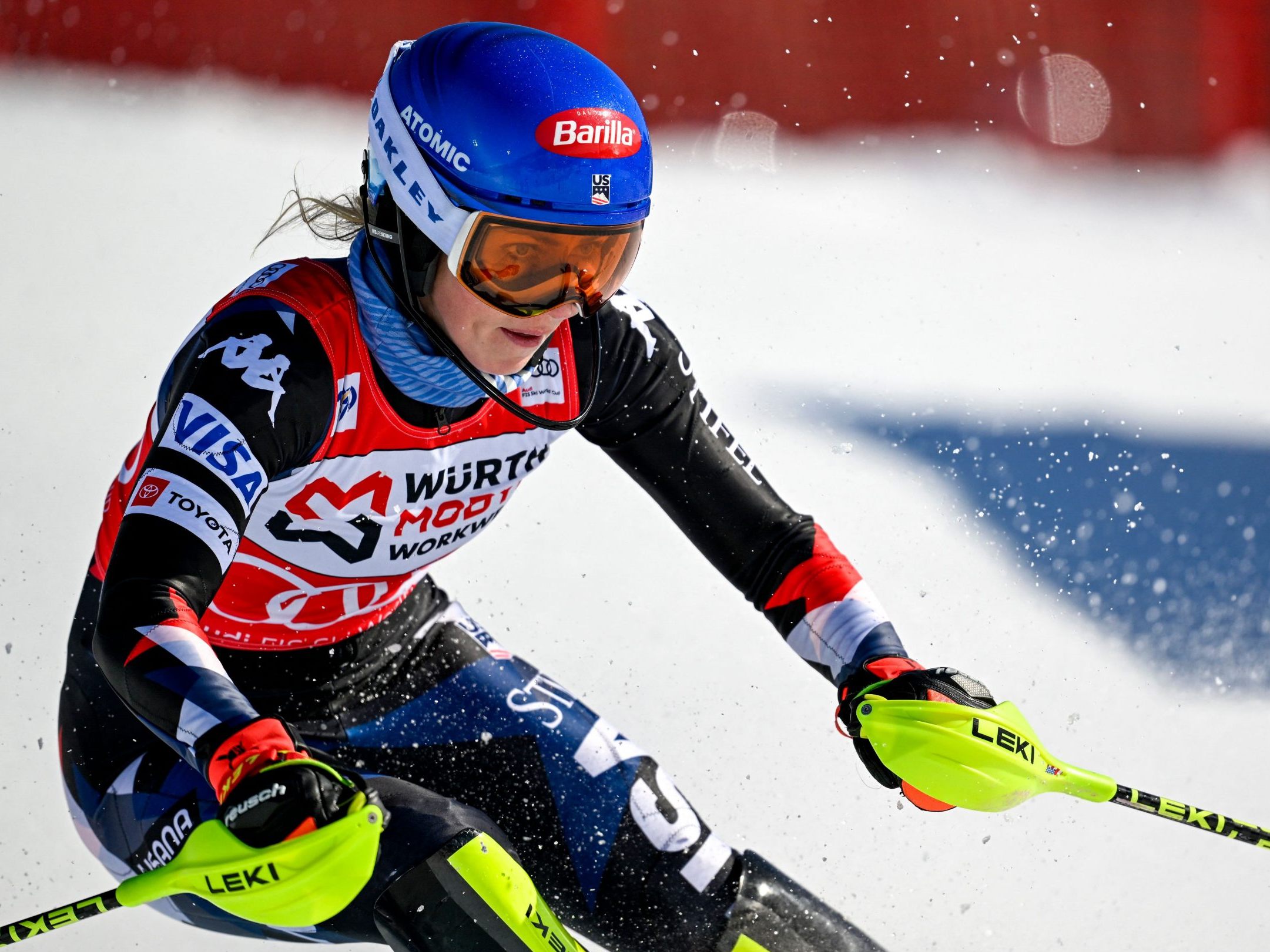 Mikaela Shiffrin startet am Samstag in ihr letztes Saisonrennen. Mikaela Shiffrin startet am Samstag in ihr letztes Saisonrennen.