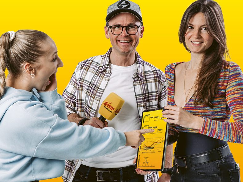 Da staunt selbst das Moderatoren-Team.