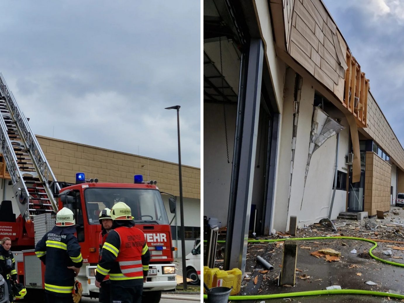 In Oberösterreich gab es eine schwere Explosion in einer Bäckerei.