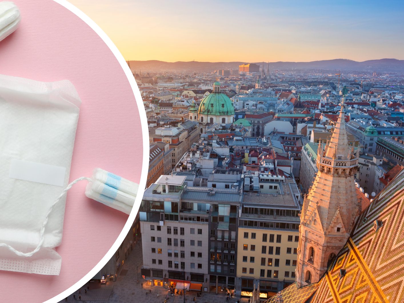 An diesen Standorten gibt es in Wien ab sofort gratis Periodenprodukte.