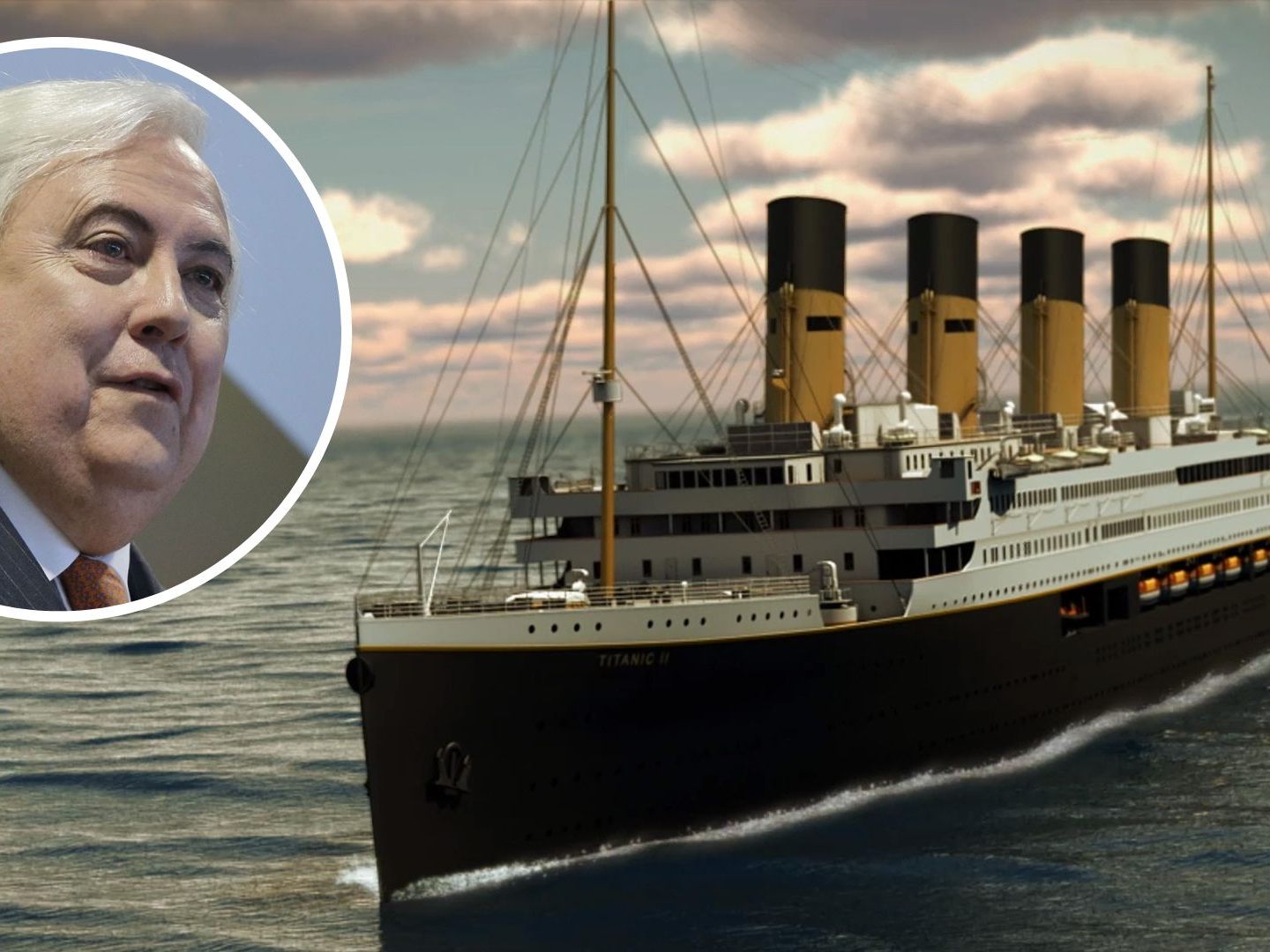 Bergbaumagnat Clive Palmer will die Titanic wieder in See stechen lassen. Bergbaumagnat Clive Palmer will die Titanic wieder in See stechen lassen.