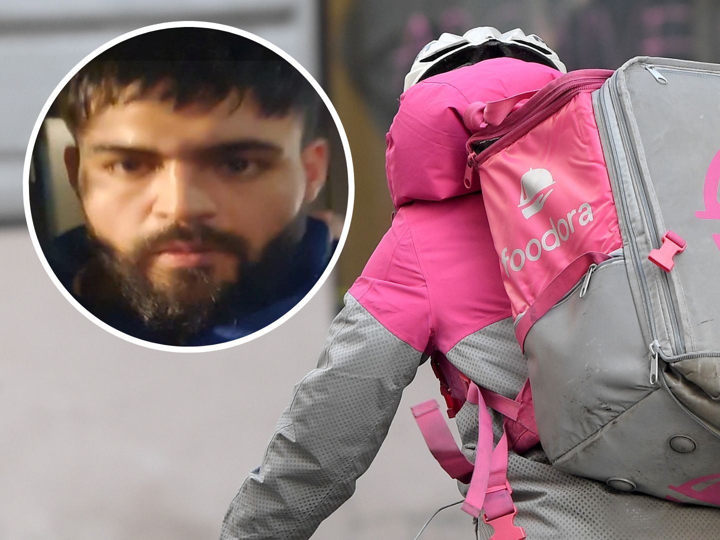 Wer kennt diesen Mann, der einen Foodora-Fahrer attackierte? Wer kennt diesen Mann, der einen Foodora-Fahrer attackierte?