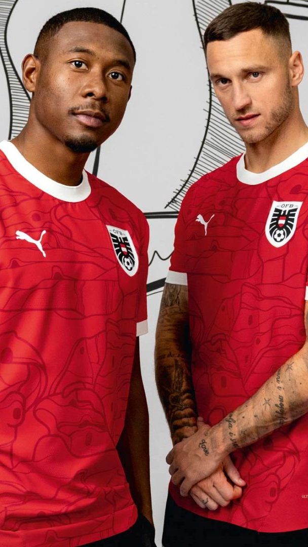 Die EM-Trikots sollen traditionelle Ästhetik mit innovativem Design verbinden.