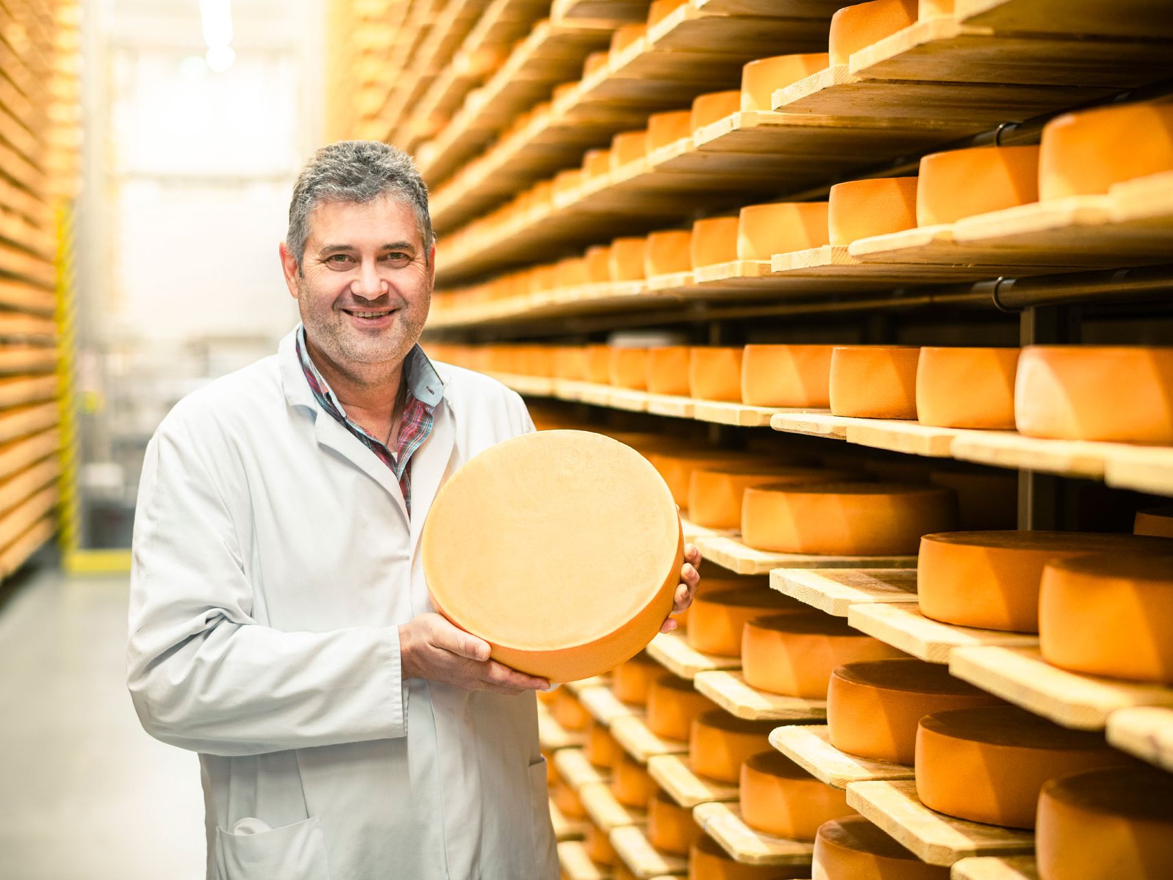Hermann Metzler, Geschäftsführer Alpenkäse Bregenzerwald Sennerei eGen: „Traditionelle Produkte in modernem Umfeld auf den Punkt gereift.“