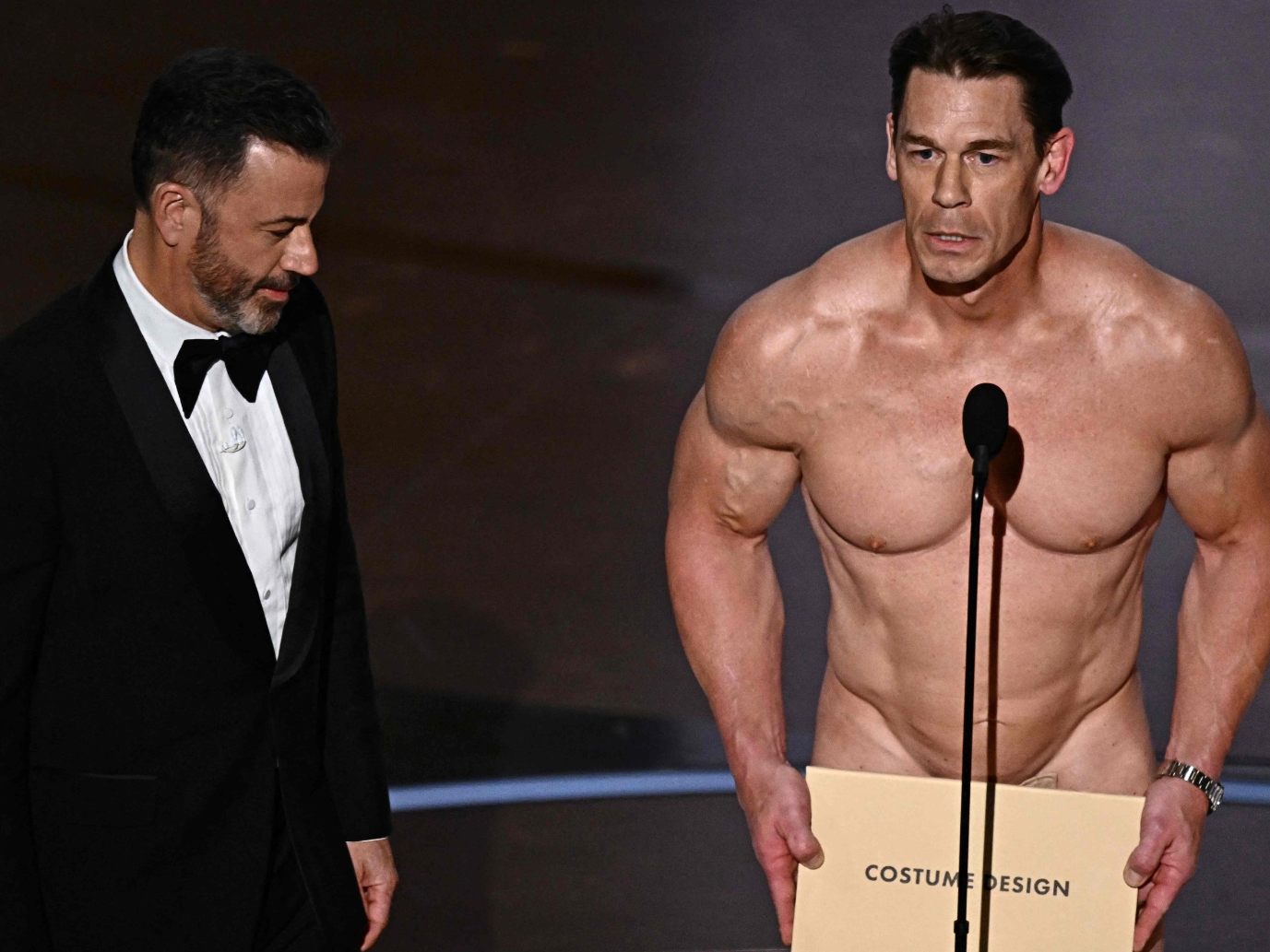 John Cena nackt auf Oscar-Bühne