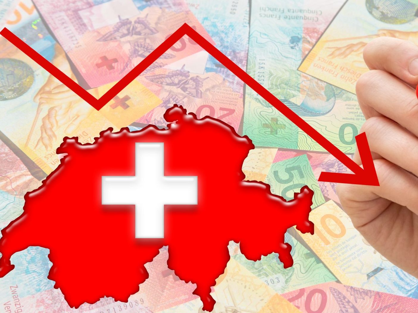 Die Schweizer Nationalbank hat den Leitzins gesenkt. Die Schweizer Nationalbank hat den Leitzins gesenkt.