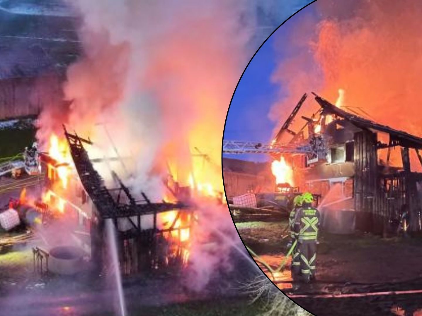 Brand in Hittisau.