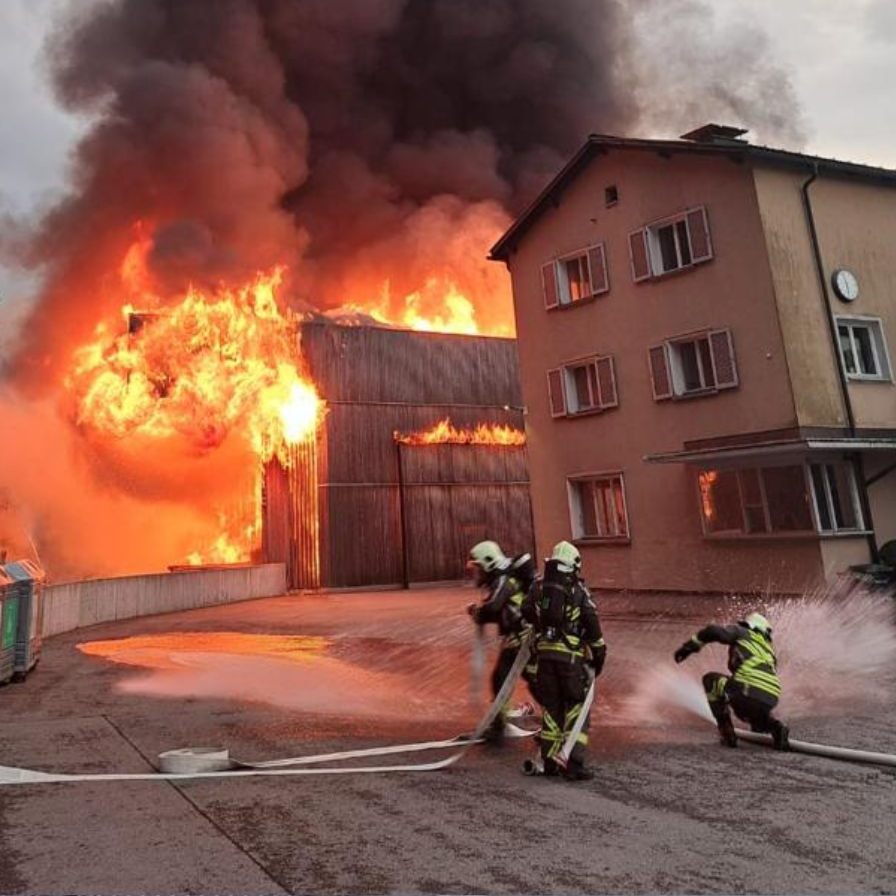 Vollbrand in Feldkirch