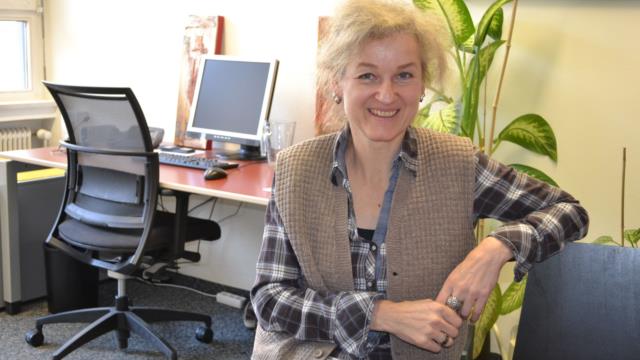 Caritasmitarbeiterin Dorothea Manser-Lehner