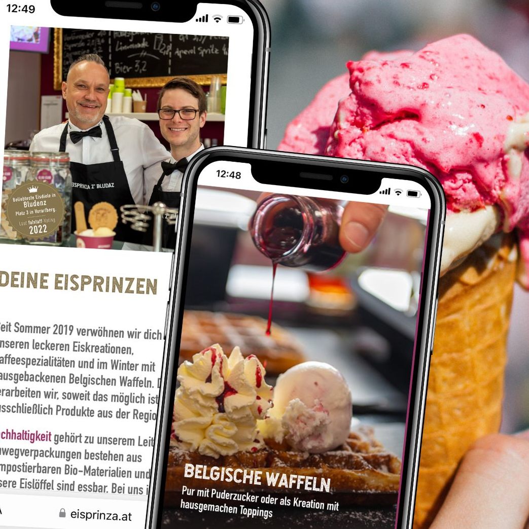Nach dem Motto "Klassisches und Ausgefallenes, nur kein Standard" gibt es neben den Klassikern auch regelmäßig wechselnde Sorten in der Eisdiele.