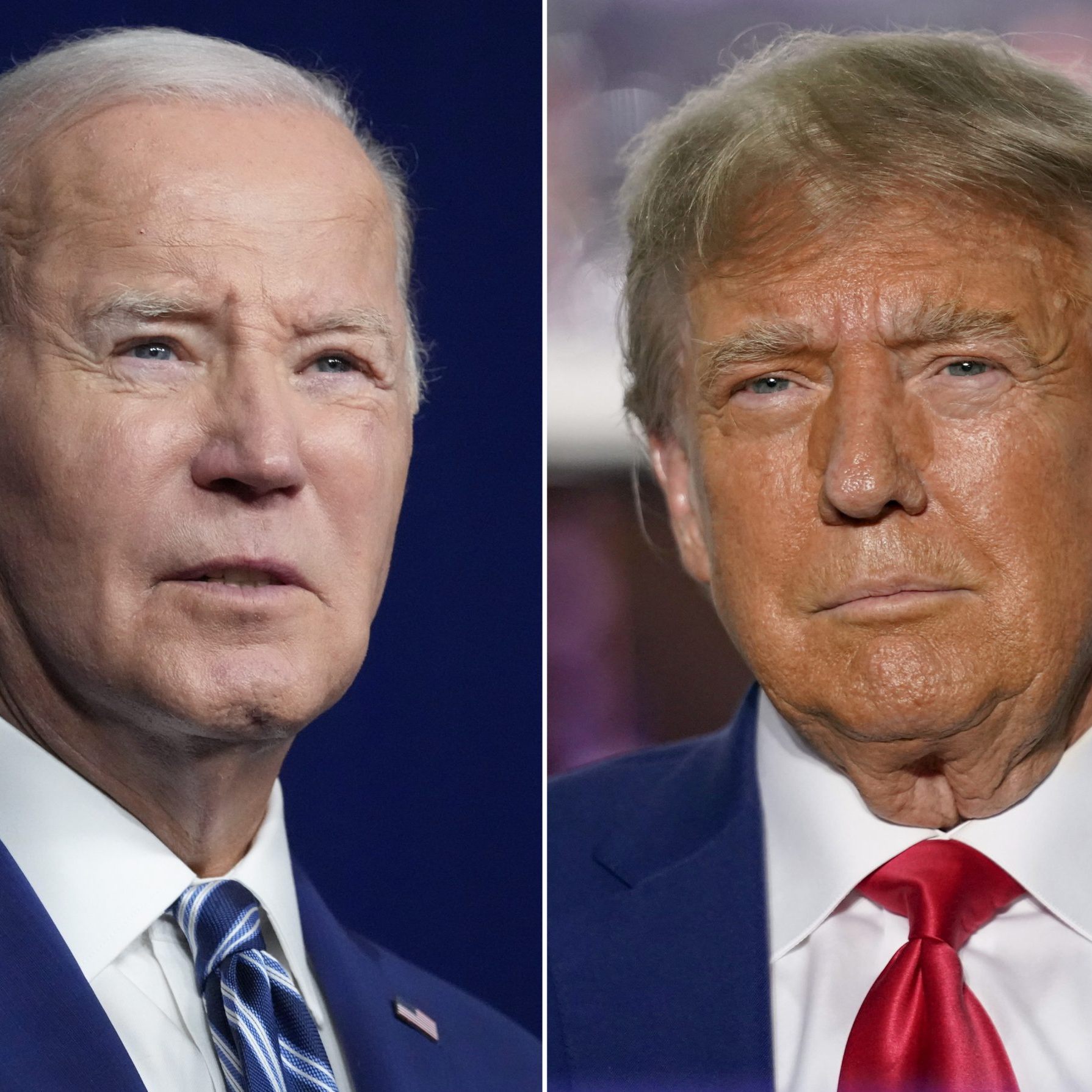 Joe Biden und Donald Trump treten bei der US-Präsidentschaftswahl im November an.