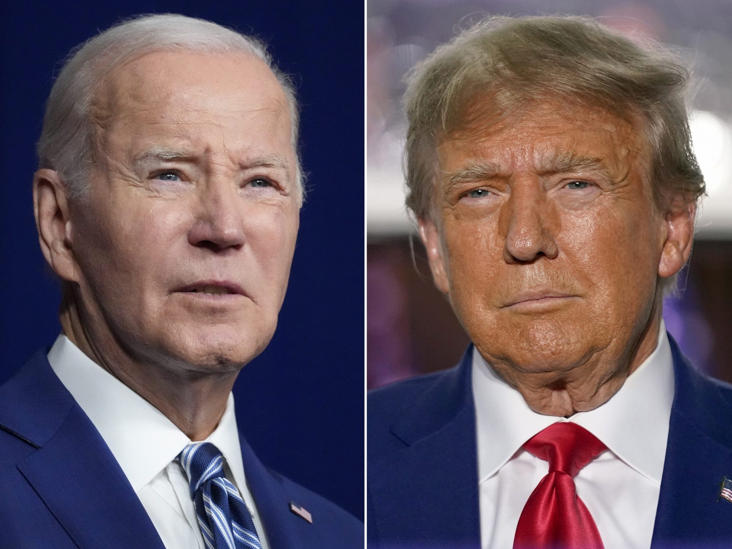 Joe Biden und Donald Trump treten bei der US-Präsidentschaftswahl im November an.