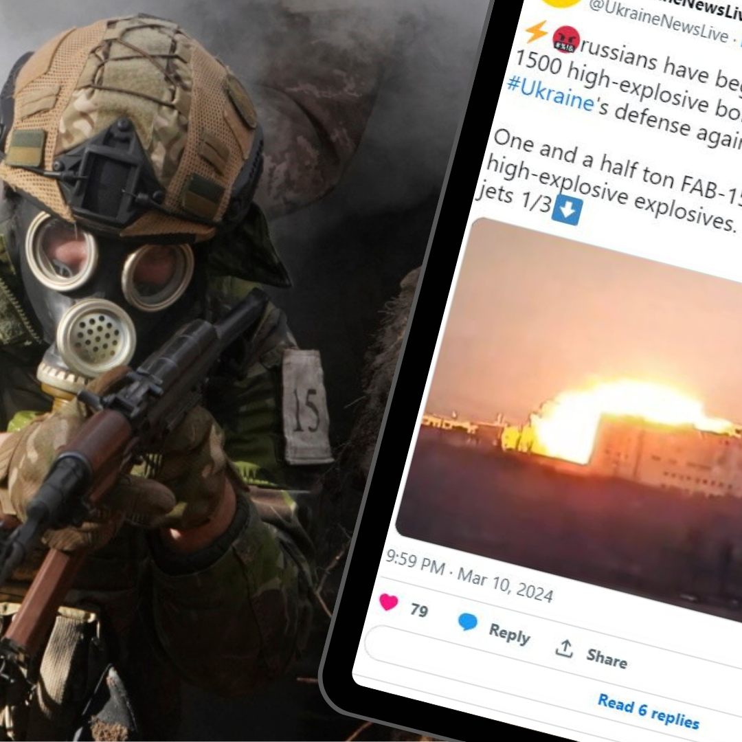 Russland erringt aktuell ein Übergewicht mit Flugzeugbomben vom Typ FAB-1500.