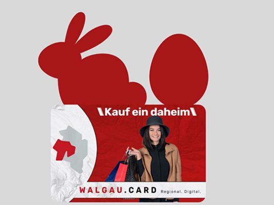 Frohe Ostern mit der Walgau.Card